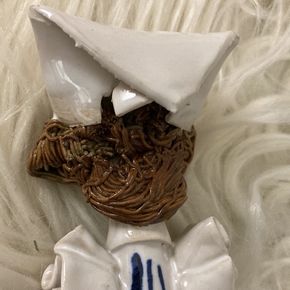 Laura Dunn Nurse Clay Pottery Figurine 1996 England - Picture 7 of 11